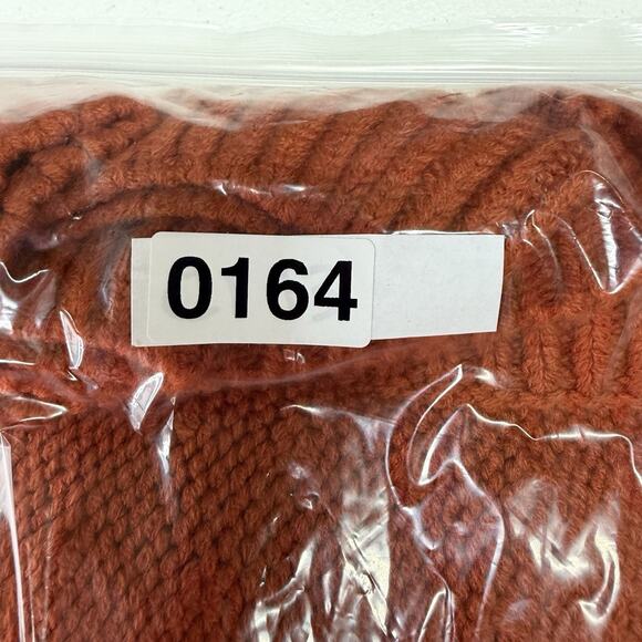 Listicle M Medium Cable Knit Sweater Oversized Fringe Boho Chunky Mohair Blend - Picture 10 of 10